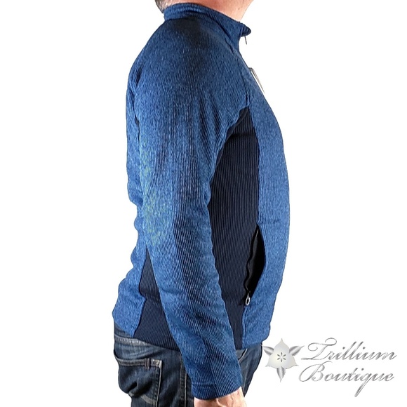 Spyder Men's Constant Full Zip Sweater Blue Large - Picture 4 of 6